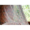 thumbnail image 2 of Garden Art Tulle Curtains with Rod Pocket, Retro Style Summer Nature Composition with Foliage Ladybug Dragonfly and Hearts, Sheer Drape for Wedding Party 2 Panels, 7 Sizes, Multicolor, by Ambesonne, 2 of 3