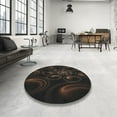 thumbnail image 4 of Ahgly Company Machine Washable Indoor Rectangle Transitional Night Black Area Rugs, 10' x 13', 4 of 7