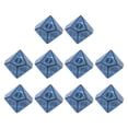 thumbnail image 2 of 10x Tablero De Mesa De Dados Poliédricos Acrílicos Juego De Fiesta De Reunión Familiar Azul Sunnimix Dados poliédricos, 2 of 6