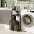 thumbnail image 4 of Costway 4-Tier Narrow Bathroom Storage Cabinet with Drawers Tissue Box Wheels for Kitchen, 4 of 10