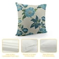 thumbnail image 4 of PIKWEEK Mughal Flower Pillow Cover Chinoiserie Blue Floral Throw Pillow Cover Blue and White Pillow Case Covers Cushion for Couch Sofa Living Room, 4 of 5