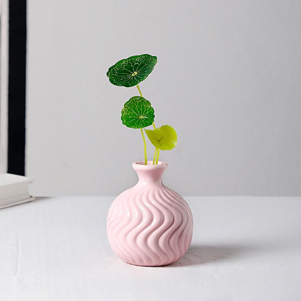 Vase Nordic Style Light Luxury Simple Ceramic Home Decoration Decorative Size : M