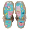 thumbnail image 3 of Tin Haul Footwear Boys Kids Tin Haul Serape Llama Queen Sole Cowgirl Boot 2 Brown, 3 of 3