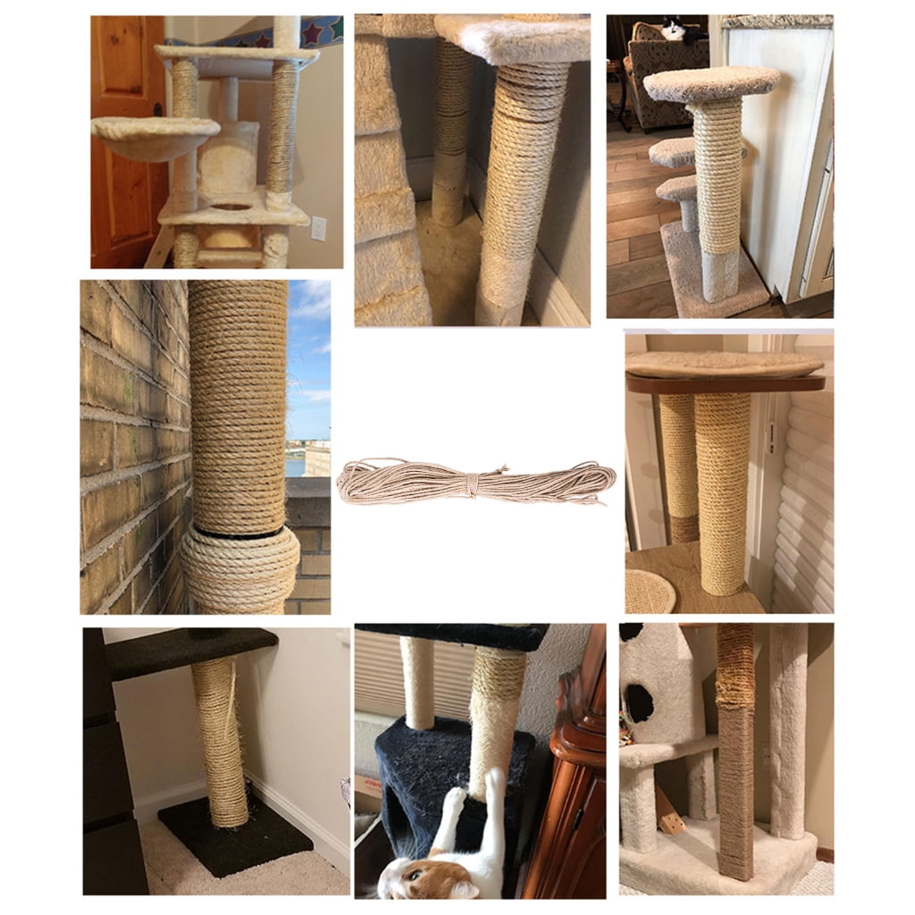 ZPAQI Cat Scratching Post Replacement Sisal Rope Handmade DIY Scratcher Repair