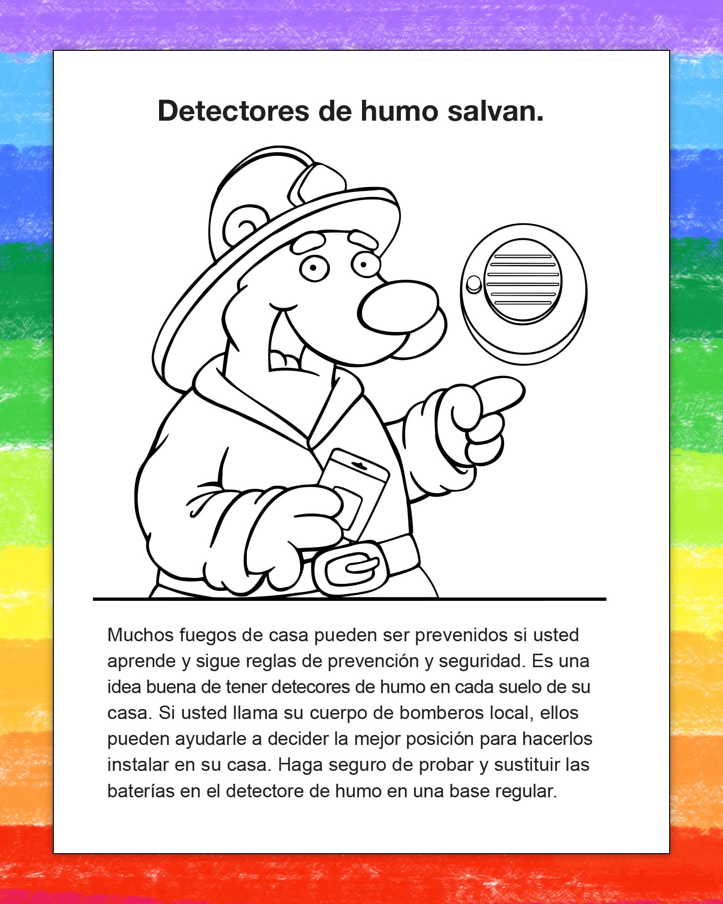 ZoCo 25-Pack Fire Safety Kids Coloring & Activity Books in Spanish