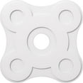thumbnail image 1 of Ekena Millwork CMP36LA-07000 36 Po OD x 7 Po ID Carré Luna Architectural Grade PVC Contemporain Plafond Médaillon, 1 of 1