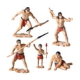 thumbnail image 3 of Figuras de hombres primitivos, modelo de personaje de escena, juguetes educativos realistas, figuras de acción, estatua de hombres primitivos para, 3 of 9