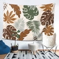 thumbnail image 4 of YFYANG Brown Floral Leaf Texture Tapestry, Bedroom Dormitory Living Room Decoration Tapestrys Wall Hanging , 80 x 60 in, 4 of 8