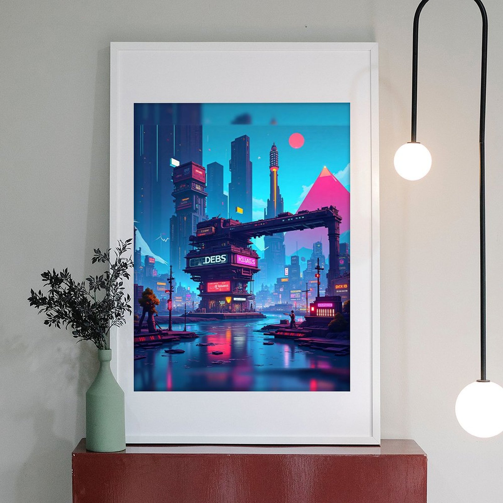 Diamond Art Kits for Adults - Cyberpunk Cityscape Print No.31 5D Frameless Dimond Painting Kit for Adults Beginner, Round Diamond Kits for Home Wall Decor, Gift for Women