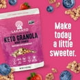 thumbnail image 6 of Lakanto Berry Granola Crunch - Delicious Snack, Quick Breakfast Cereal, Keto Friendly, Monk Fruit Sweetener, No Sugar Added, Vegan, Gluten Free, Grain Free, 3g Net Carbs (11 oz), 6 of 10