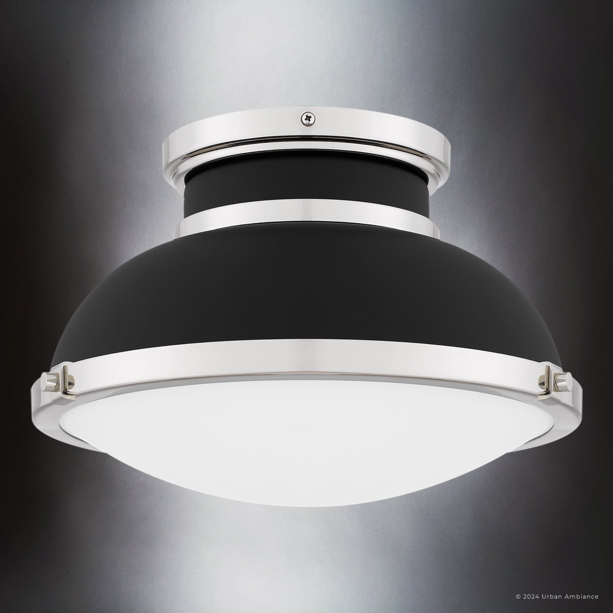Luxury Classic Ceiling Light, Matte Black, UQL5630