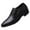 Black, variant on New Large Size Mens Business Leather Shoes Pointed Toe Mens Shoes Casual Loafers