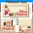 thumbnail image 4 of 3 PcsChristmas Money Holder Gift - Wooden Merry Christmas Box with Slot for Cash, Gift Card, Insert - Holiday Welcome Sign Decor for Xmas Money Box Holiday Party Favors Xmas Wood Cash Decor, 4 of 5