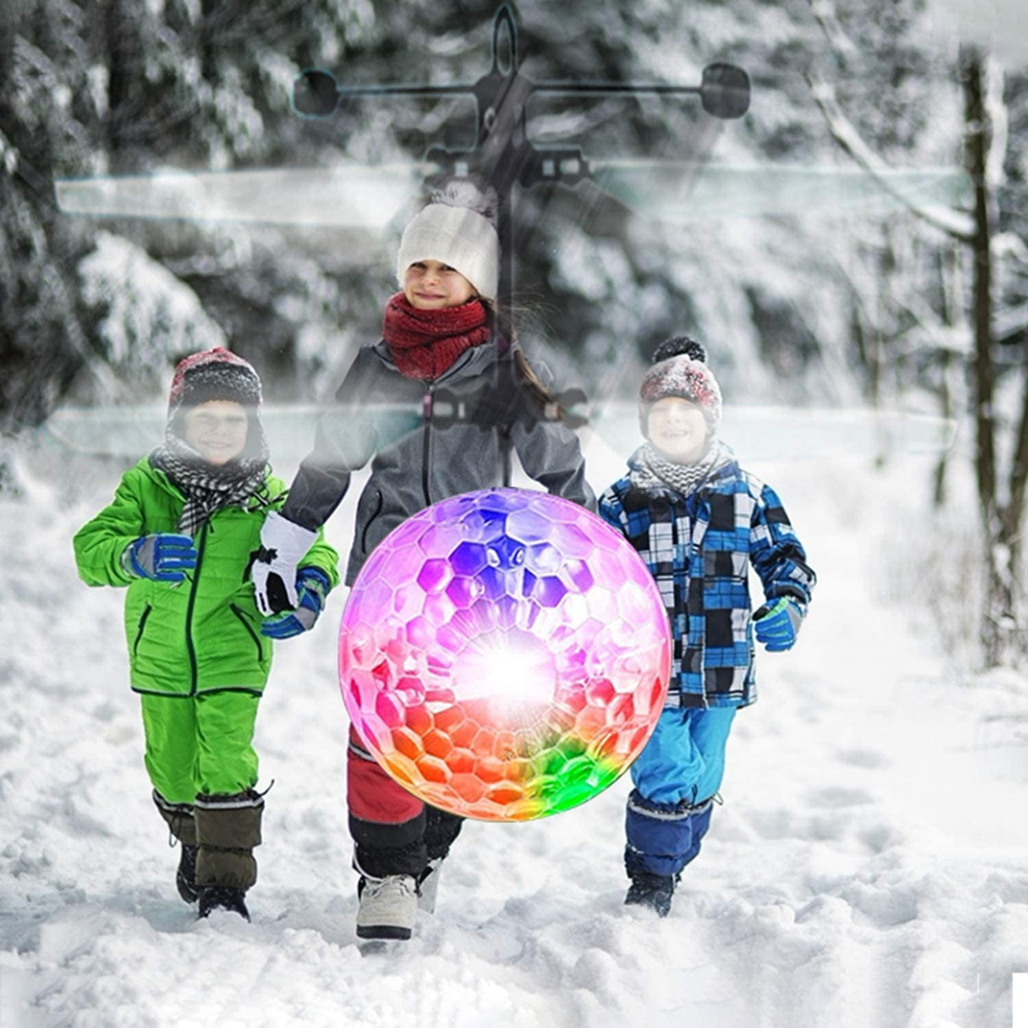 1 Pack Flying Toys Flying Ball Toys for Kids, Rechargeable Hand