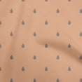 thumbnail image 1 of oneOone Georgette Viscose Peach Fabric Block Fabric For Sewing Printed Craft Fabric By The Yard 42 Inch Wide, 1 of 4