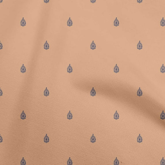 oneOone Velvet Peach Fabric Block Quilting Supplies Print Sewing Fabric By The Yard 58 Inch Wide