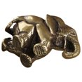 thumbnail image 1 of WEUVEB Elefante Decorativo De Latón Dorado Con Detalles Artesanales Para Acento Sofisticado En Espacios, 1 of 7