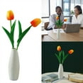 thumbnail image 2 of Flores Jingxi Whisper M, arreglos florales altos colgantes para exterior en florero y flores con florero para interior (4 piezas), 2 of 8