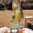 thumbnail image 2 of Yellow Lemon Sleeveless Dress for Women Clothing Female Women's Summer Skirt, 2 of 7