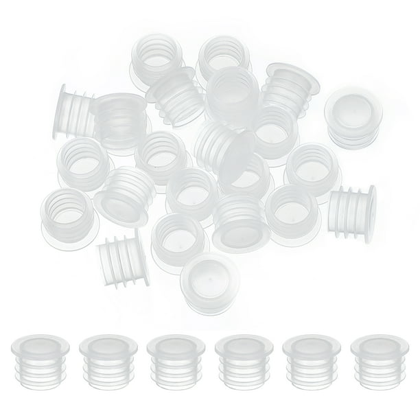Tapones para salero y pimentero de plástico, reemplazo de tapón redondo de salero 0.47"