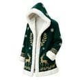 thumbnail image 3 of Christmas Cardigan Santa Jacket Coat for Men Hoodies Trim Warm Fashion Claus Adult Suit Outfit, 3 of 4