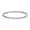 B, variant on 4mm Zirconia Tennis Bracelet Iced Out Chain Bracelets For Women Men
