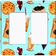 thumbnail image 2 of Metal Light Switch Wall Plate Outlet Cover (Coffee Mocha Espresso Grounds Cookie Sugar Treats Love Caramel Shake Teal - Double Rocker), 2 of 2