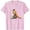 Pink, variant on Women's Cute Monkey Graphic T-Shirt Mom and Baby Monkey Hug Print Short Sleeve Crew Neck Casual Animal Lover Tee