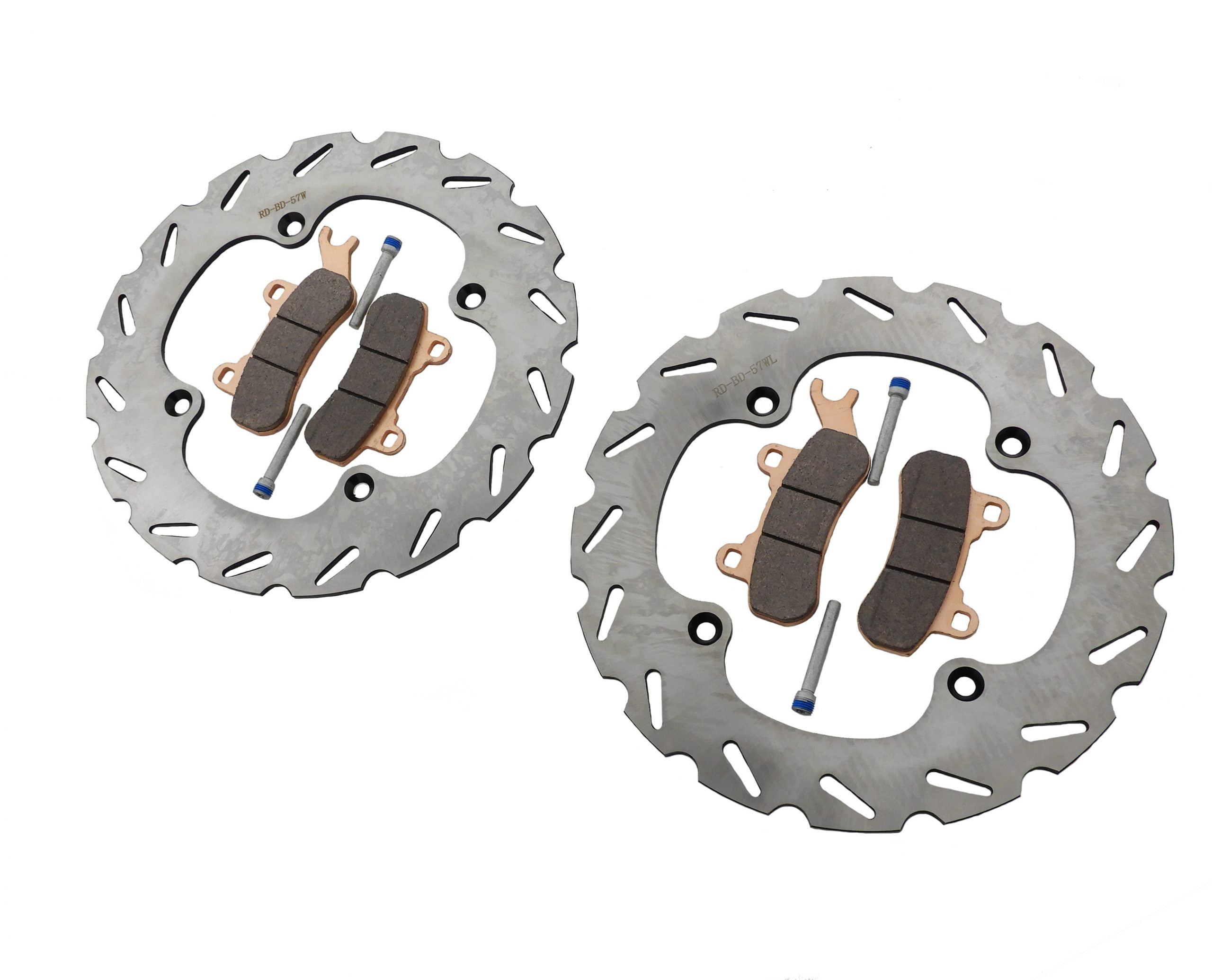 Brake Rotors and Brake Pads fit CanAm Maverick X3 2017 2021 Front