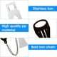 thumbnail image 4 of Cerradura de puerta portátil, 2 piezas, cerradura de viaje, cerradura de seguridad, Hotel, escuela, viaje, estudiante, dormitorio, baño, puerta de apartamento, cerradura Extra Vhermosa 221043-2, 4 of 4