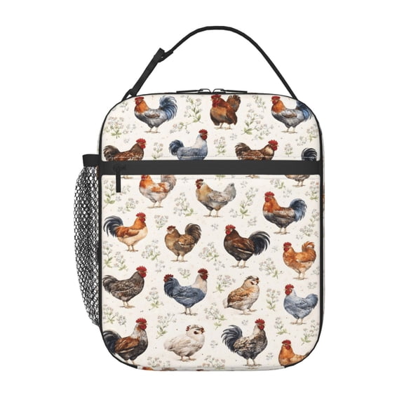 Cozy Cute Chicken Lunch boxs Portable Thermal Lunch Bags