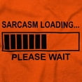 thumbnail image 2 of Sarcasm Loading Please Wait Unisex Plus Fleece Graphic Sweatshirt Brisco Brands 3X, 2 of 5