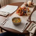 thumbnail image 3 of Unique Bargains Set of 6 Place Mat Faux Leather Table Placemats Washable Gray 19x12in, 3 of 7