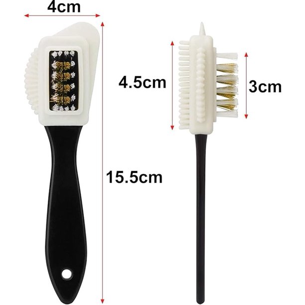 Cepillo De 4 Lados Para Zapatos Y Botas - Limpieza Profunda, Multiusos Para Cuero, Tela Y Más