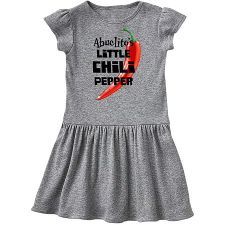

Inktastic Abuelito s Little Chili Pepper Gift Toddler Girl Dress