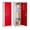 Red, variant on AdirOffice Kids Steel Metal Storage Locker - for Home & School - with Key & Hanging Rods (48, Green)