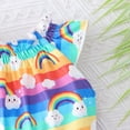 thumbnail image 6 of Toddler Girls Summer Clothes Rainbow Sleeveless Dress Spring Sundress Size 8 (Rainbow-270), 6 of 6