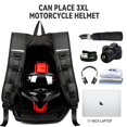 thumbnail image 3 of Mochila de moto WEPLAN impermeable para hombre y mujer, 3 of 7