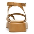 thumbnail image 2 of ALFANI Womens Beige Strappy Padded Araa Round Toe Buckle Heeled Sandal 9 M, 2 of 4