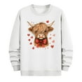 thumbnail image 3 of Ceisia Men's Regular-Fit Crew-Neck Heart-Yak Printed Casual Sweatshirt Gift, 3 of 6