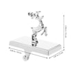 thumbnail image 2 of RENACLIPY Christmas Reindeer Mantel Hook Silver Iron for Festive Decor, 2 of 8