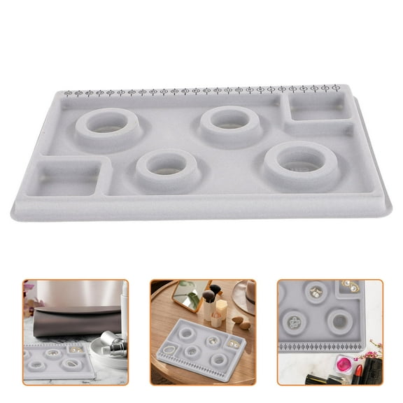 GETAJGHSD Bracelet Board Bead Organizer Design Board Grey Plastic 1Pack