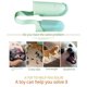 thumbnail image 4 of Cepillo de dientes para mascotas de 2 dedos Gatos Perros Cepillo de dientes para dedos Herramientas de limpieza bucal (Verde), 4 of 6