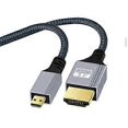 thumbnail image 1 of 5m Extra-Long HDMI to Micro HDMI Cable 4K 120Hz Gold-Plated HDMI Adapter Connection Cord, 1 of 1