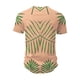 thumbnail image 4 of Summer Men's Popular T-shirt Printed V-neck Short Sleeved T-shirt3XL, 4 of 5