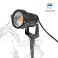thumbnail image 2 of Toystoory Impermeable 3W COB LED Césped Jardín Luz de inundación Patio Camino Proyector Lámpara con punta Impermeable Blanco cálido AC / DC 12V Iluminación y accesorios cálido Toystoory HA026097-02, 2 of 6