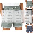 thumbnail image 3 of Aimik Athleisure Shorts for Men Side Zip Detail Contrast Trim Mens Workout Shorts Summer Lightweight Fashion Shorts for Training, 3 of 6