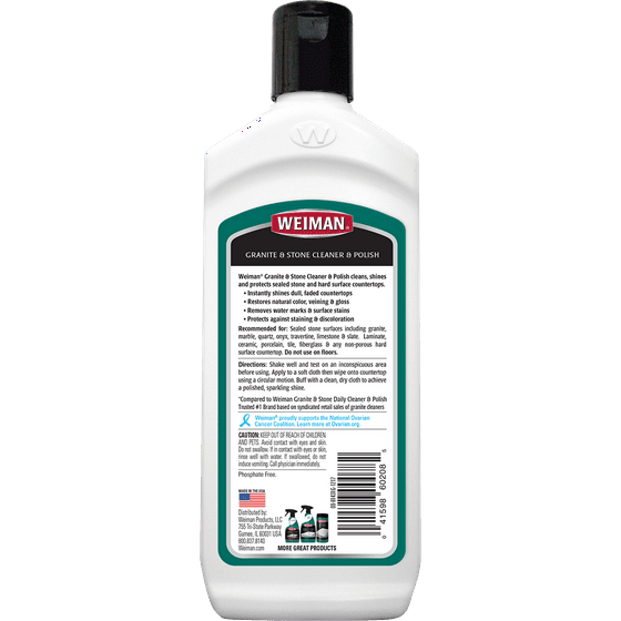 Weiman Granite Cleaner And Polish 8 Oz Com