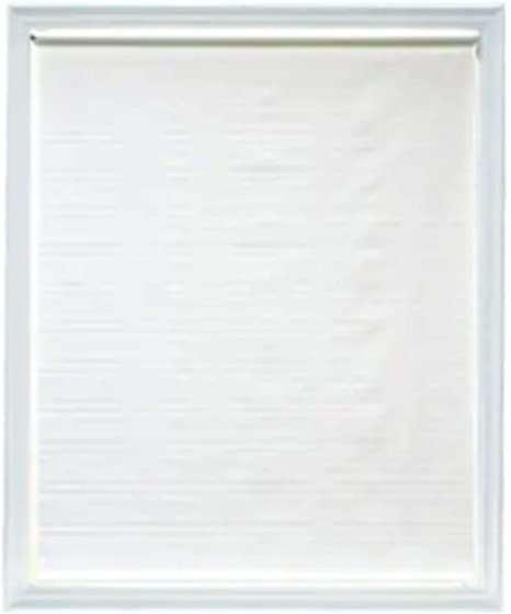 55-1/4' x 6' White Room Darkening Roller Shade