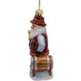 thumbnail image 4 of Kurt Adler Nobel Gems Collection Glass Christmas Ornament, German Beer Santa, 4 of 6